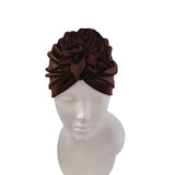Brown headscarf with a bow