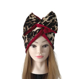 Leopard and Red Wired Headband
