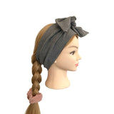 Self Tie Cotton Headband 