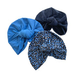blue jersey turban hats