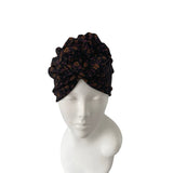 dark floral turban