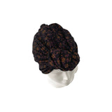 Black Floral Turban