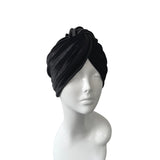 Black Velour Turban