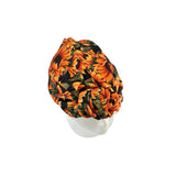 Floral patterned headscarf on a white background