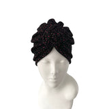 shimmer black turban