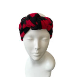Black heart ear warmer headband