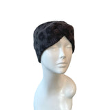 Charcoal Patterned Fleece Earmuffs