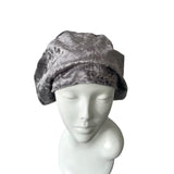 Grey Retro Velvet Hat