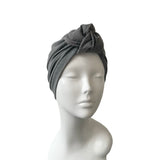 Grey Women's Cotton Turban