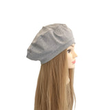 Light Grey Jersey Beret