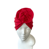 Red Retro Style Prettied Head Scarf