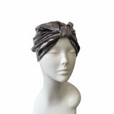 Silver Velvet Turban