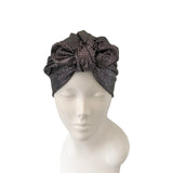 black shiny turban