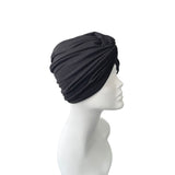 black vintage turban twist