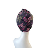 butterfly print turban