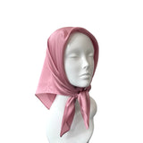 Elegant Silk Feeling Square Satin Scarf