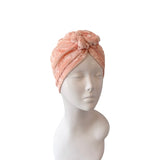 pink velvet head wrap