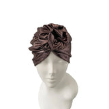 rose gold turban hat