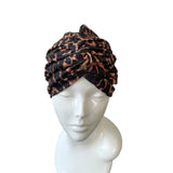 vintage leopard turban
