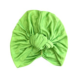 Bright Green Knot Hair Turban for Women