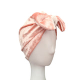 Pink Retro Style Velvet Turban Hat