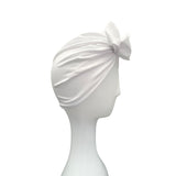 White Summer Cotton Prettied Turban