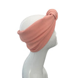 Wide Blush Pink Yoga Headband Women's Turban Head Wrap Pin Up Headband