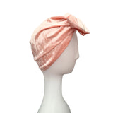 Pink Retro Style Velvet Turban Hat