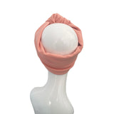 Wide Blush Pink Yoga Headband Women's Turban Head Wrap Pin Up Headband