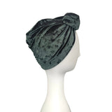 Soft Cozy Teal Blue Green Turban Head Wrap