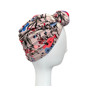 Lined Colourful Knotted Hair Turban