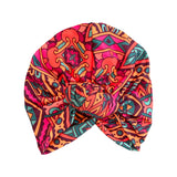 Colourful Ready Made African Print Vintage Turban Hat