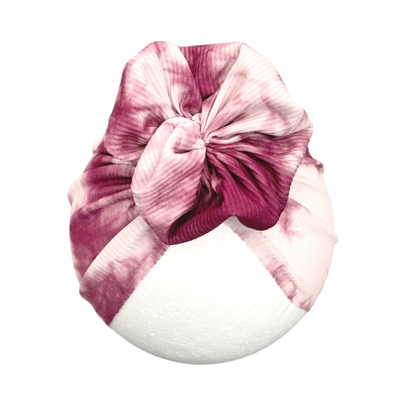 Tie Dye Turban Hat Baby Girl Outfit