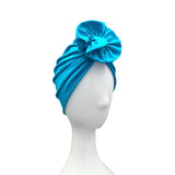 Handmade Turquoise Blue Turban Cap