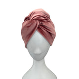 Dusky Pink Velvet Vintage Style Twisted Hair Turban