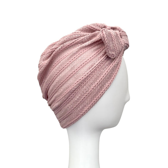 Soft Knit Jersey Ready Made Bow Turban