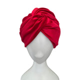 Red Velvet Vintage Style Twisted Hair Turban