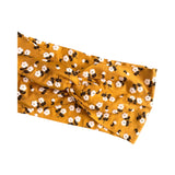 Floral Mustard Adult Fashion Twist Headband