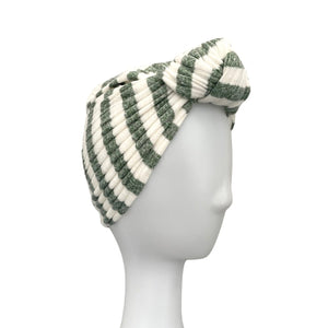 Vintage Style Striped Autumn Winter Head Wrap