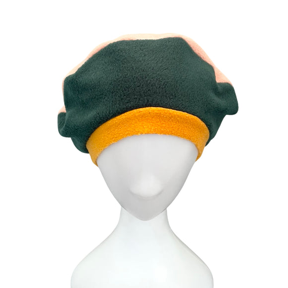 Colourful Warm Winter Fleece Beret Hat for Women