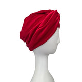 Red Velvet Vintage Style Twisted Hair Turban