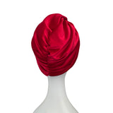 Red Velvet Vintage Style Twisted Hair Turban