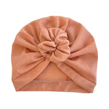 Lightweight Salmon Pink Turban Hat