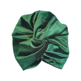 Green Velvet Vintage Style Twisted Hair Turban