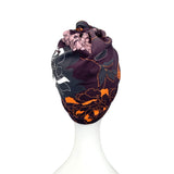 Aubergine Purple Chemo Turban Hat for Women