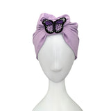 Lilac Spring Lightweight Full Head Turban