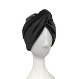 Black Luxury Velvet Retro Twisted Hair Turban