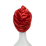 Rust Velvet Vintage Style Twisted Hair Turban