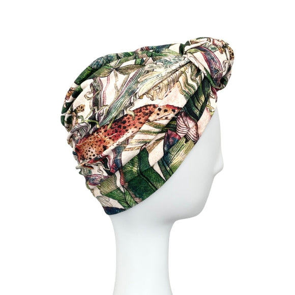 Ready Made Animal Print Turban