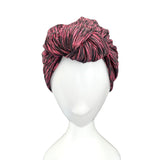Colourful Pink Elastic Adult Hair Turban